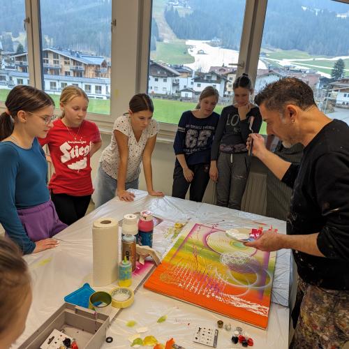 Künstlerbesuch Helmut Lisy