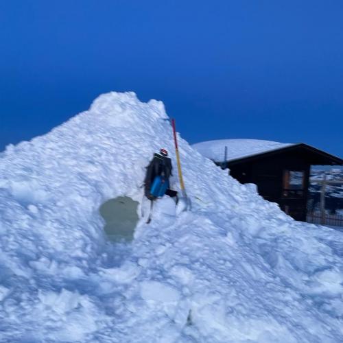 Vorbereitungen für Vorführung am Vorabend