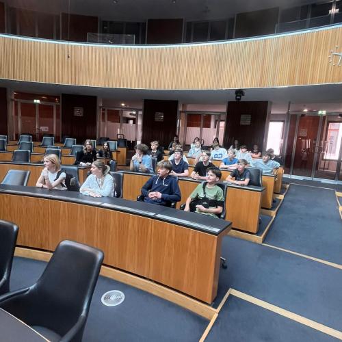 Gruppe in Parlament