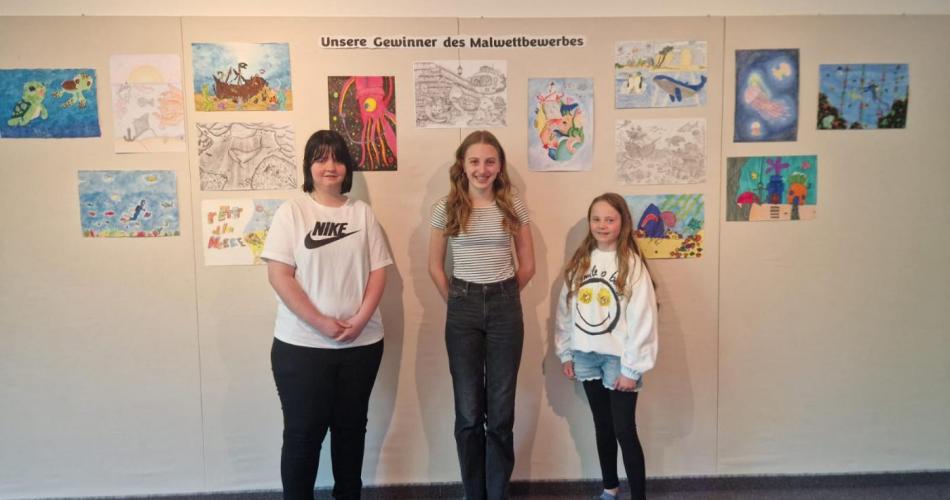 Gewinnerinnen des Malwettbewerbs